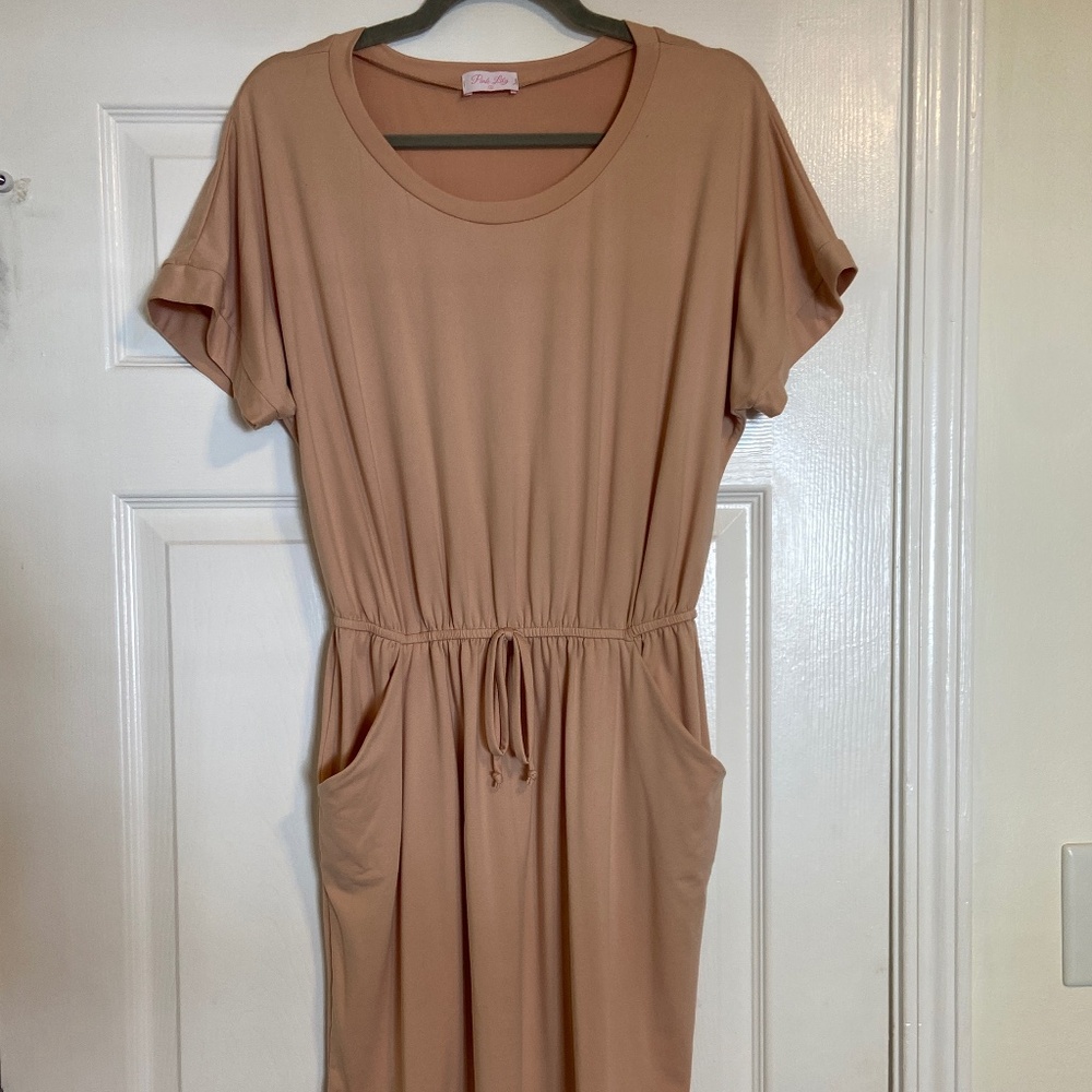 Pink Lily Peachy Dress